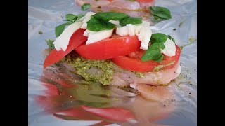 Kip uit de oven met pesto en mozzarella [upl. by Asquith]