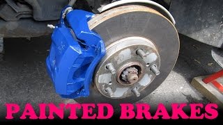 How to Paint Brake Calipers [upl. by Storfer357]