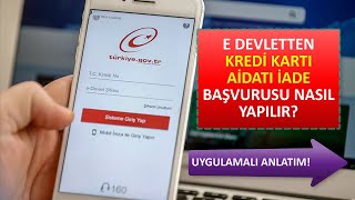 KREDİ KARTI AİDATI NASIL GERİ ALINIR E Devletten Kart Aidat İade Başvurusu Yapma [upl. by Thaine]