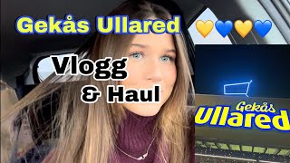 Heldag på gekås Ullared💛💙 Vlogg  Haul [upl. by Ahsenik]