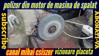 polizor din motor de masina spalat rufehow do you make a grinder in your washing machine [upl. by Lachish]