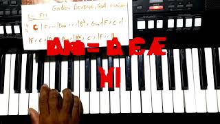 GADON BONDYE GAD GWÒSON BONDYE  TUTORIAL PIANO  TON DE FA MAJEUR [upl. by Sidnala]