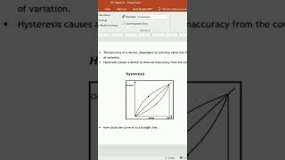 Hysteresis and Linearity in Instrumentation Industrial Process Control Hysteresis Linearity [upl. by Pope]