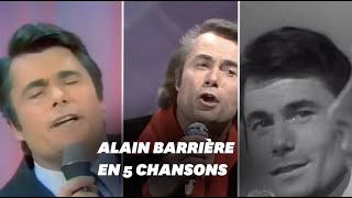 Alain Barrière est mort voici ses 5 chansons les plus connues [upl. by Juanita787]