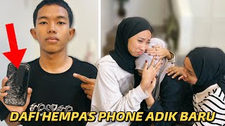 DAFI ROSAKKAN PHONE ADIK BARU [upl. by Alli]