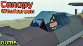 Improve the Canopy Details of your Aircraft  Plane Crazy  Guide [upl. by Adgam]