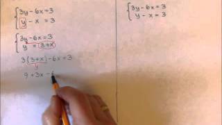 Mat 2 Ekvationssystem algebraisk lösning [upl. by Chabot]