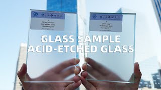 Acidetched Glass Fingerprintfree Low Iron VS Clear [upl. by Eartnoed]