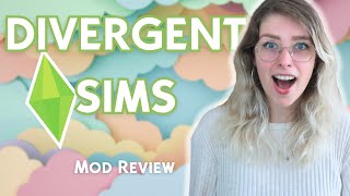 DIVERGENT SIMS Mental health therapy neurodivergence and MORE  Mod review for The Sims 4 [upl. by Aicilaana359]