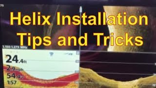 Humminbird Helix Installation and Mounting Tips [upl. by Portland99]