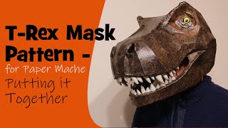 How to make a fitting PAPER MACHE MASK Easy tutorial [upl. by Garlen]