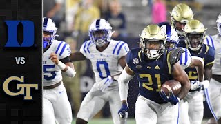 Duke vs Georgia Tech Football Highlights 2020 [upl. by Esinej436]