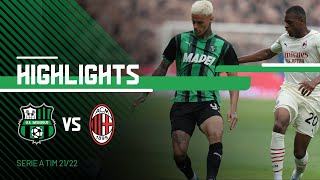 SassuoloMilan 03  Highlights 202122 [upl. by Atsillac]