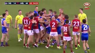 Rd 13 Dogs and Dees clash in fiery first half [upl. by Gies176]