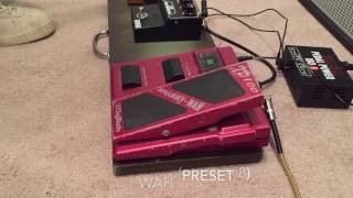 XP 100 Whammy Wah Preset and Shoe Showcase [upl. by Yoccm]