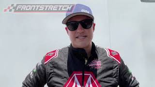 Ryan Preece Racing in Slinger Nationals quotIm Happy to Be Here at Slinger Right Nowquot [upl. by Fields]