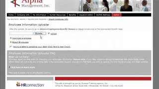 HRconnection Overview Video  Administrative Features [upl. by Merrielle986]