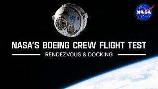 NASA’s Boeing Crew Flight Test Rendezvous and Docking [upl. by Atnek513]