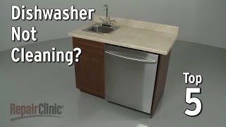 Dishwasher Wont Clean — Dishwasher Troubleshooting [upl. by Carolee]