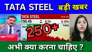 TATA STEEL share latest news today Tata steel share news today Target price share analysis [upl. by Ytomit]