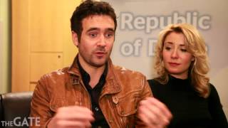 Republic of Doyle interview with Allan Hawco and Krystin Pellerin [upl. by Jennings]