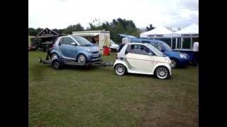 Smart Car Towing Smart 450  451 Smart Festival 2011 Fudgesmart Fudge [upl. by Odnuges]