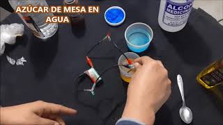 QUÍMICA  CONDUCTIVIDAD ELÉCTRICA DE SOLUCIONES [upl. by Halyk]