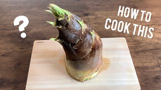 How to Prepare amp Cook Fresh Bamboo Shoot [upl. by Madelyn]