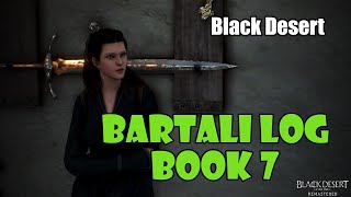 Black Desert Bartali Adventure Log Book 7 Guide  HP Stamina and Carry Weight [upl. by Ihc]