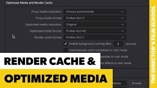 How to Use Render Cache and Optimized Media  DaVinci Resolve [upl. by Myca9]