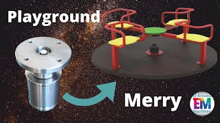 How to make a Merry Go Round playground project [upl. by Asilat]