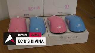 ZOWIE DIVINA S1 amp S2  EC1B amp EC2B Mouse Review [upl. by Enimzzaj]