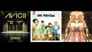 Avicii vs One Direction vs Keha  What Makes Levels Die Young [upl. by Ecinehs264]