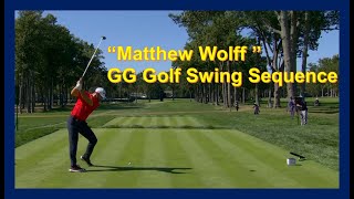 PGA Star Matthew Wolff GG Golf Swing Sequence 2020ampSlow motion マシューウルフGGゴルフスイングシーケンス＆スローモーション2020 [upl. by Sesiom]