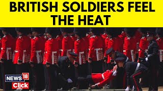 Three British Soldiers Faint In Front Of Prince William Amid Scorching London Heat  UK News [upl. by Ermine]