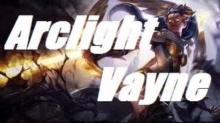 League of Legends  Arclight Vayne  Skin Review [upl. by Idnic]