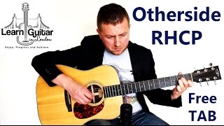 Otherside  Fingerstyle Guitar Tutorial  Red Hot Chili Peppers  Part 1 [upl. by Meriel]