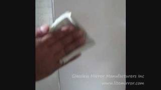 Glassless Mirror Cleaning Instructions [upl. by Madonia]