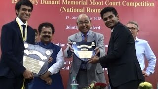 National Law School Bangalore Wins 15th Henry Dunant Memorial Moot Competition3 [upl. by Dorris]