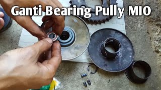 Cara Mengganti Bearing Pully Mio  Ganti Laher Pully [upl. by Ennasus]