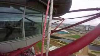 Abseiling down the ArcelorMittal Orbit [upl. by Ihsakat]