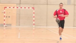 How To Do Dribbling in Handball [upl. by Hcab924]