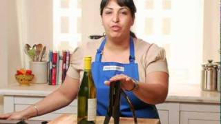 How to use a Screwpull Lever Wine Opener  WilliamsSonoma [upl. by Lirbaj129]