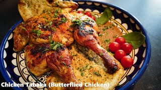 Chicken Tabaka Butterflied Chicken [upl. by Kiel]