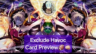 Exclude Havoc  Card Reveal  Cardfight Vanguard [upl. by Edrahs]