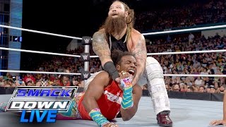 Xavier Woods vs Bray Wyatt SmackDown Live July 19 2016 [upl. by Reham415]