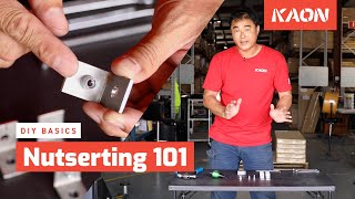 Different Ways of Installing Nutserts  Rivnuts – DIY Basics with KAON [upl. by Eicart996]