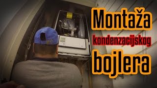 Montaža kondenzacijskog bojlera za manje od minute  Ovlašteni PlinoServis Elektroinstal [upl. by Aney919]