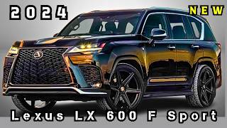 2024 Lexus LX 600 F Sport  Review Pricing and Specs [upl. by Hillery671]