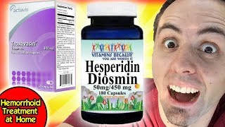 HEMORRHOIDS TREATMENT AT HOME  Did THESE Supplements YOU Have NEVER Heard of Work [upl. by Powe652]